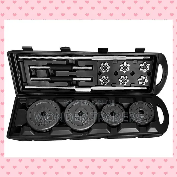 York 50kg Dumbbell Set - 1
