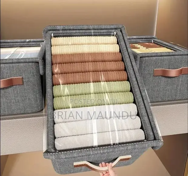 Large Foldable Closet/Wardrobe Organizer - 1