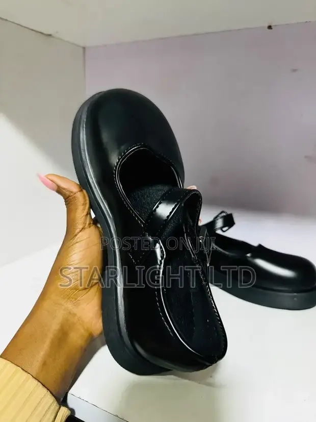 Kids Mary Jane School Shoes - Black, Sizes 23-35 - 1