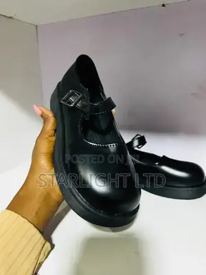 Children's Black School Shoes - Sizes 23-35