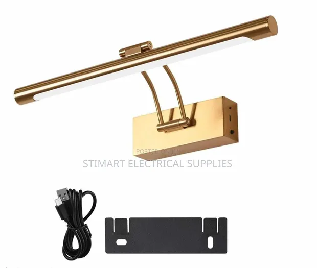 Modern Amerlux LED Mirror Light - Gold Finish - 1