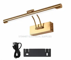 Modern Amerlux LED Mirror Light - Gold Finish