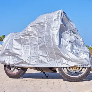 Lightweight High-Density Polyester Silver SUV Reflective Bike Cover