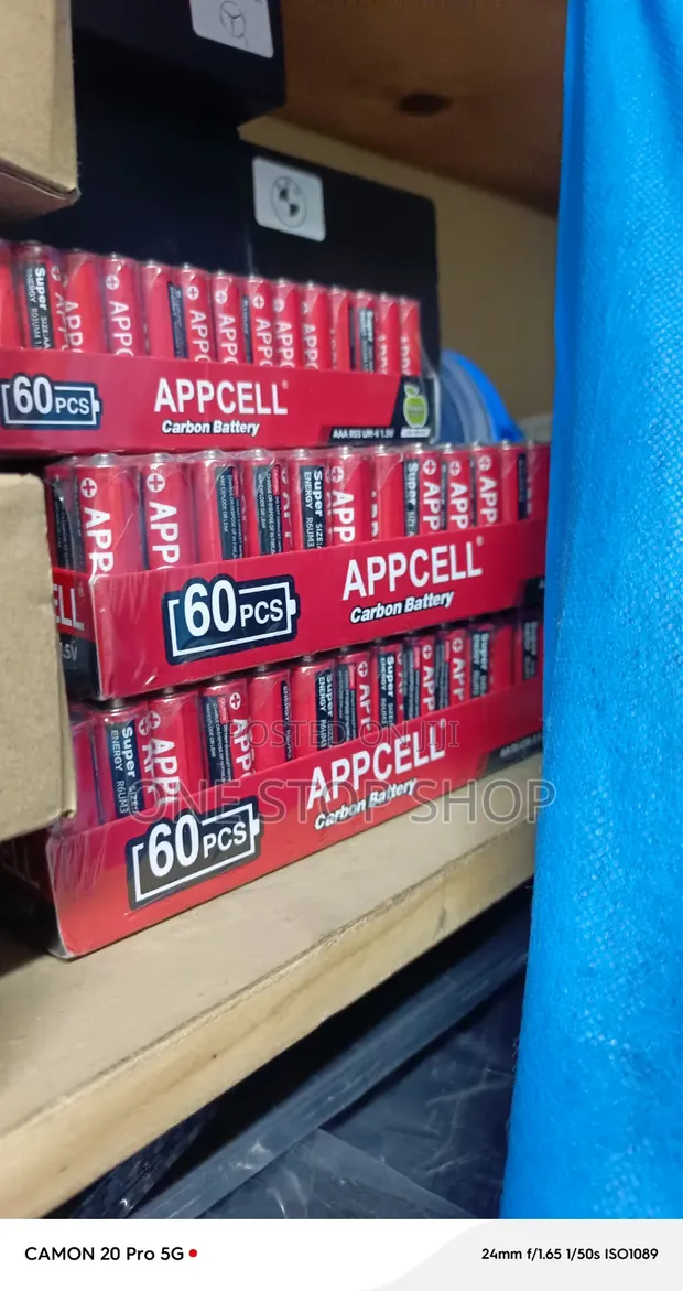 60pcs AA Super Heavy Duty Batteries for Low-Mid Drain Devices - 1
