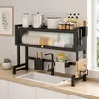 Modern Dustproof Drainage Cabinet Dish Rack (85cm) - 1