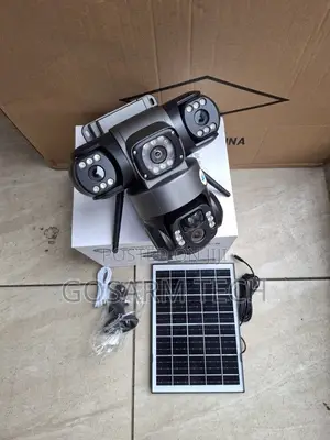 6MP 4G Solar PTZ Triple Lens Camera