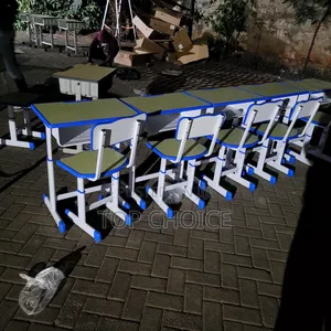 Modern Adjustable School Desks and Chairs