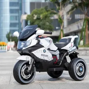 White Kids Electric Racer Motorcycle 3188