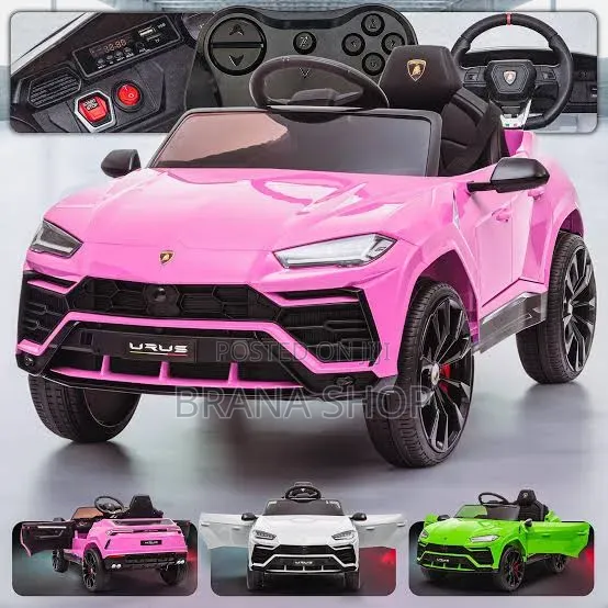 Licensed Pink Lamborghini Urus Kids Electric SUV - 1