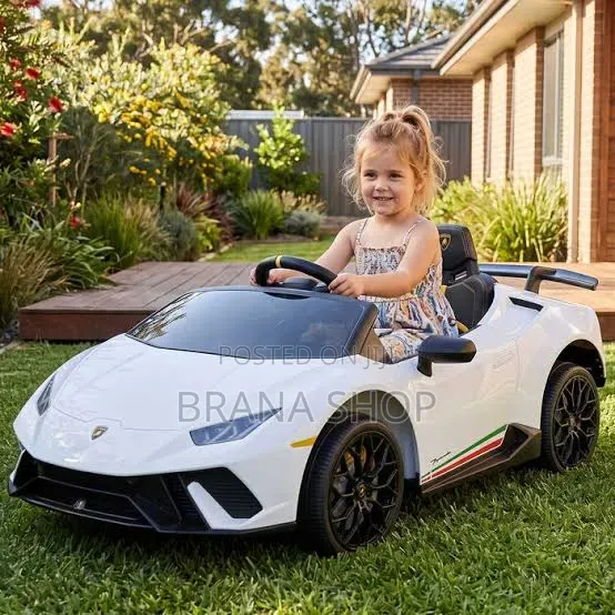 Licensed Lamborghini Urus Kids Electric Ride-On SUV - White - 1