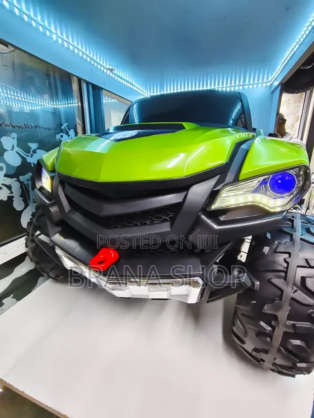 Heavy-Duty 4x4 UTV Buggy Kids Ride-on Car - Green - 1