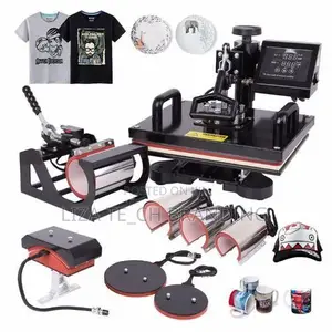 8-in-1 Heat Press Machine Combo 360° Swing Away