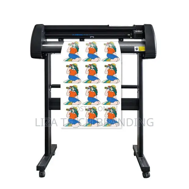 720mm Vinyl Cutting Plotter - USB, 3 Rollers - 1
