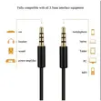 Auxiliary Audio Cable 3.5mm Kiume kwa Kiume - 1