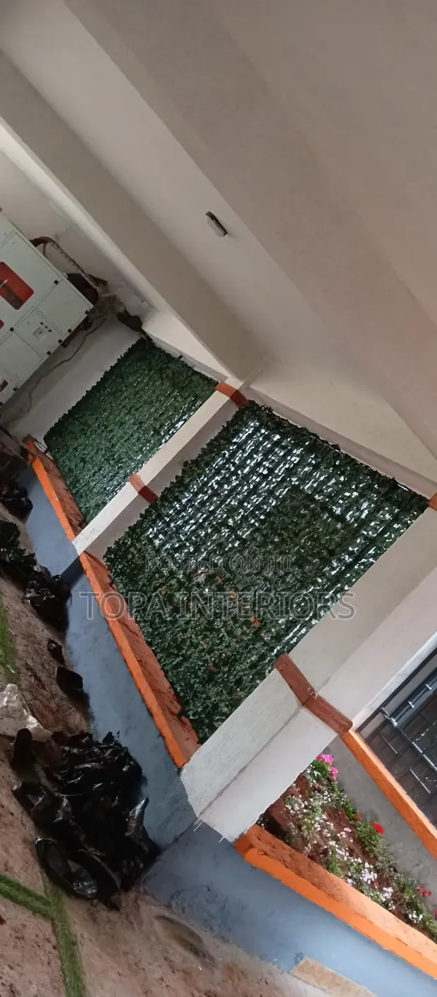 Fensi ya Mvuto ya Mimea Bandia ya Kijani - 1m x 3m - 1