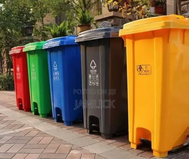 Bon Appetit Pedal Dustbin 100L/120L with Wheels - 1