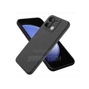 Kifuniko cha Nyuma cha Silicone kwa Redmi Note 13 Pro 5G - Nyeusi