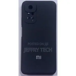 Xiaomi Redmi Note 11/11s Kifaa cha Nyuma cha Silicone - Nyeusi