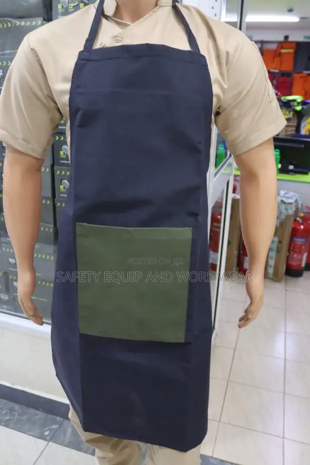 Durable Kitchen Apron - Blue - 1