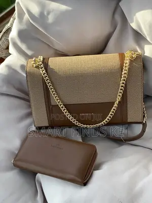 Chris Bella Luxury Chain Shoulder Bag & Wallet Set