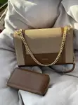 Chris Bella Luxury Chain Shoulder Bag & Wallet Set - 1