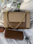 Chris Bella Luxury Chain Shoulder Bag & Wallet Set - 2