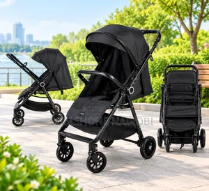 Burbaby Lightweight Baby Stroller - Black