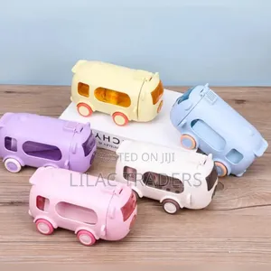 Ziggy Baby Toy Bus Water Bottle with Strap