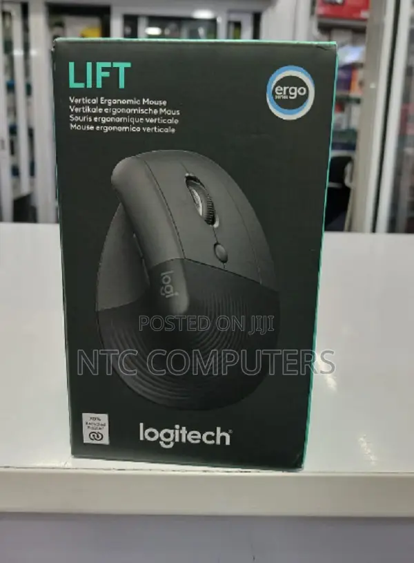 Logitech Lift Vertical Ergonomic Mouse - Brand New - 1