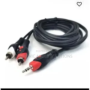 3.5mm Jack to 2 RCA Cable - High Performance Stereo