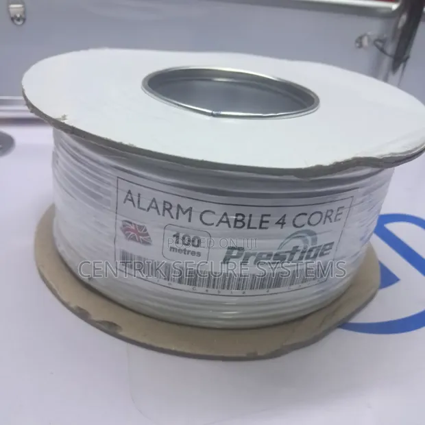 Alarm Cable 4 Core White - 1