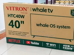 Vitron 40 Inch Smart Whale TV Mpya yenye Bluetooth & WiFi
