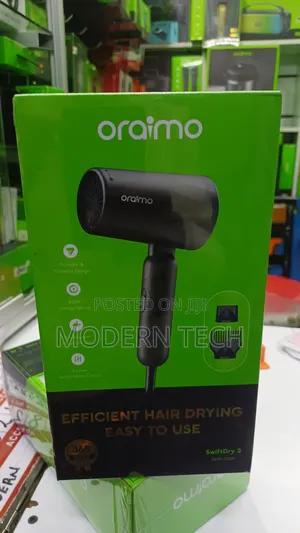 Oraimo 800W SwiftDry 2 Hair Dryer - Compact Travel Design