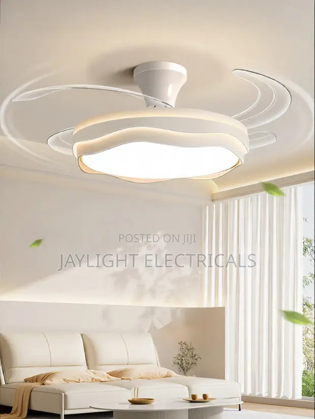 LED Ceiling Fan Light - Invisible Chandelier - 1