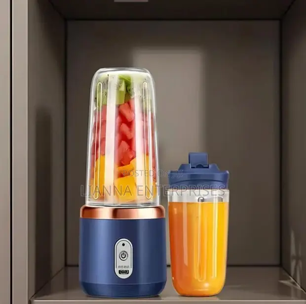 Blender Inayochajiwa Ya 2-in-1 Ya Kubebeka - 1