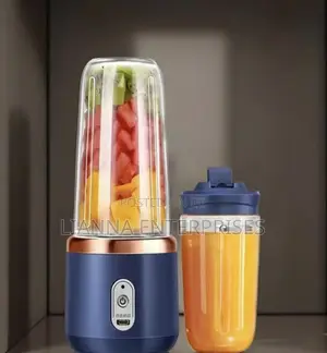 Blender Inayochajiwa Ya 2-in-1 Ya Kubebeka