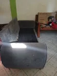 2 Seater Sofa with Pillows - 1