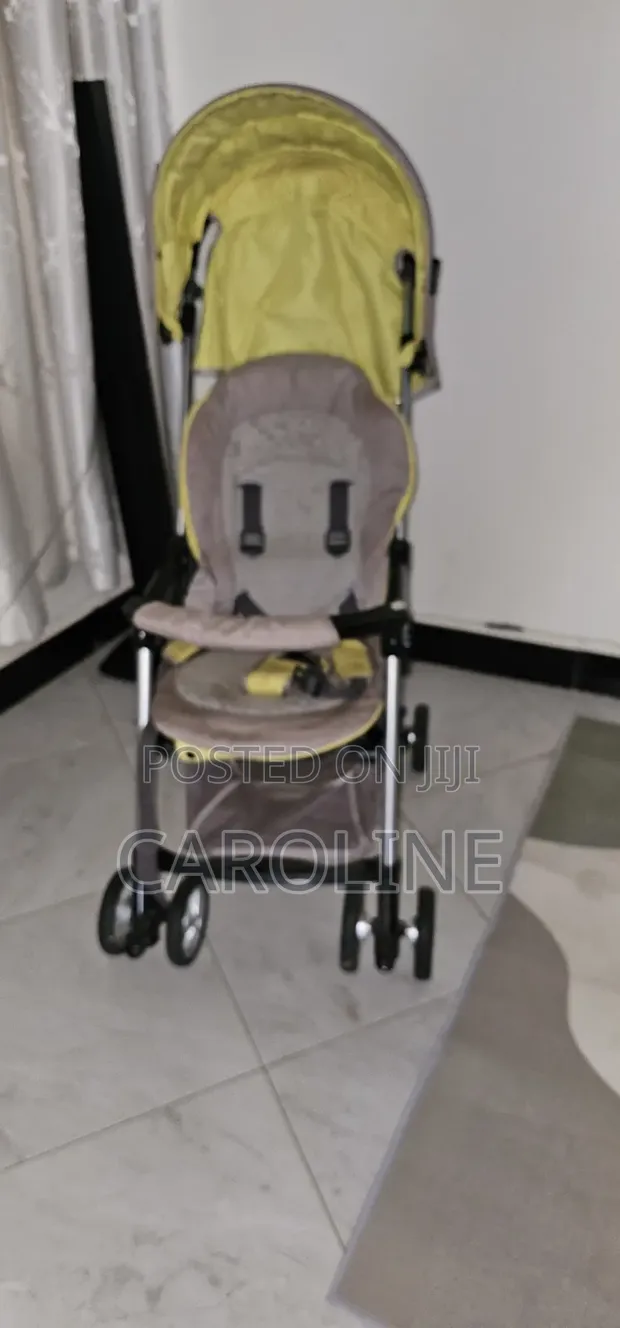 Foldable Baby Stroller - Gray - 1