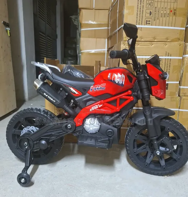 Kids Electric Motorbike with Rubber Wheels - 1
