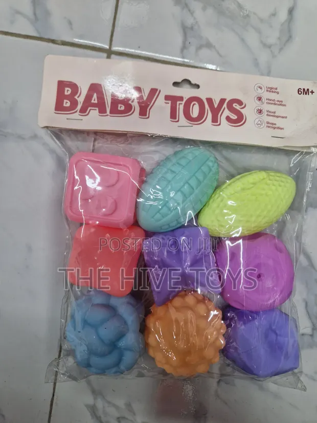 Baby Soft Balls and Shapes Toy Set - 1