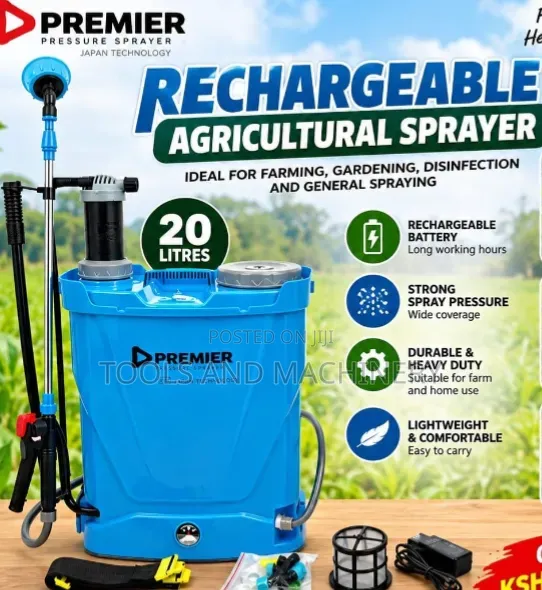 Premier 20L Heavy-Duty Cordless Knapsack Sprayer - 1