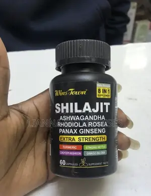 Wins Town Shilajit with Ashwagandha - 60 Capsules