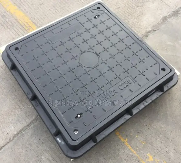Kifuniko cha Manhole Kinachofungwa 450x450mm FRP - 1