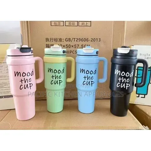 Mood The Cup Stanley Tumbler with Handle and Straw Lid - 1