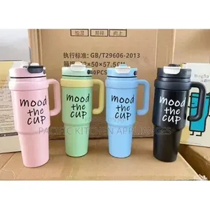 Mood The Cup Stanley Tumbler with Handle and Straw Lid