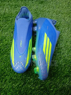 Adidas Hyperfast Baby Blue Laceless Football Boots