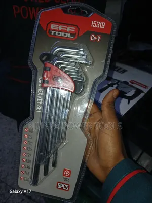Eff Tool 9-Piece Extra-Long Torx Hex Key Set (Model 15319)