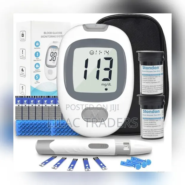Digital Blood Sugar Testing Kit - Glucose Monitor - 1