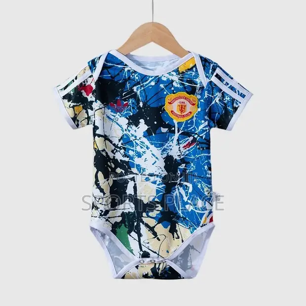 Manchester United Stone Roses Romper ya Mtoto - 1
