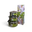Happy Home Heavy-Gauge Stainless Steel Hot Pot Set - 2